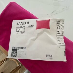 IKEA SANELA Pink Cushion Cover